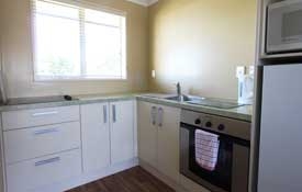 Full kitchen facilities in 2 Bedroom suite